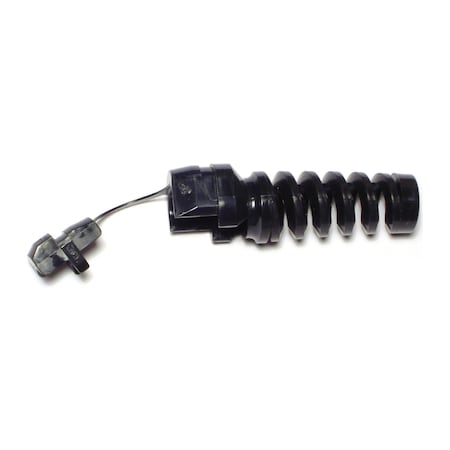 Midwest Fastener .36" to .43" x .125" Nylon Plastic Round Strain Relief Bushings 6PK 70306